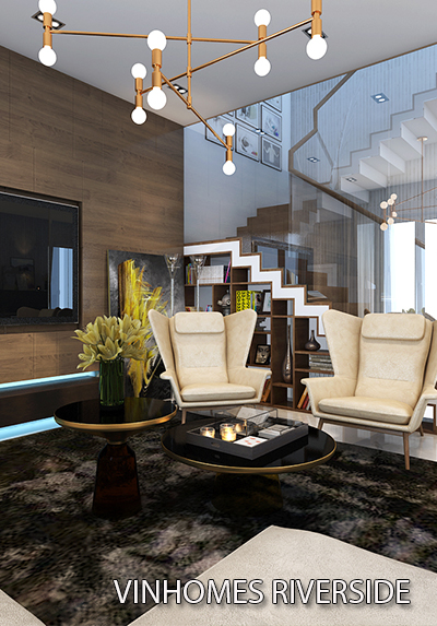  Thiết kế nội thất biệt thự song lập Vinhomes Riverside - chị Bình

