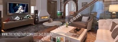 Thiết kế nội thất biệt thự Vincom Village Vinhomes phong cách hiện đại