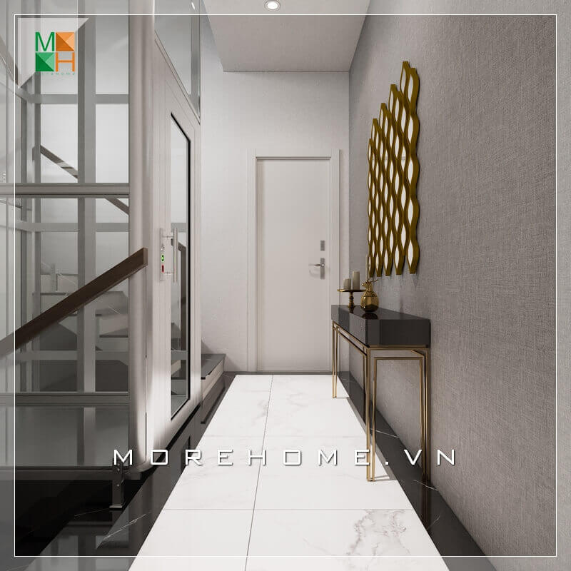 Thiết kế hành lang độc đáo và sang trọng dành cho biệt thự, nhà phố. thiết kế biệt thự