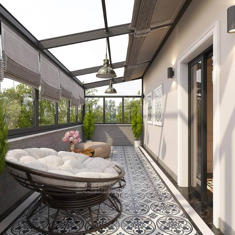 Trang trí ban công đẹp, sáng tạo cho biệt thự, nhà phố. thiết kế biệt thự