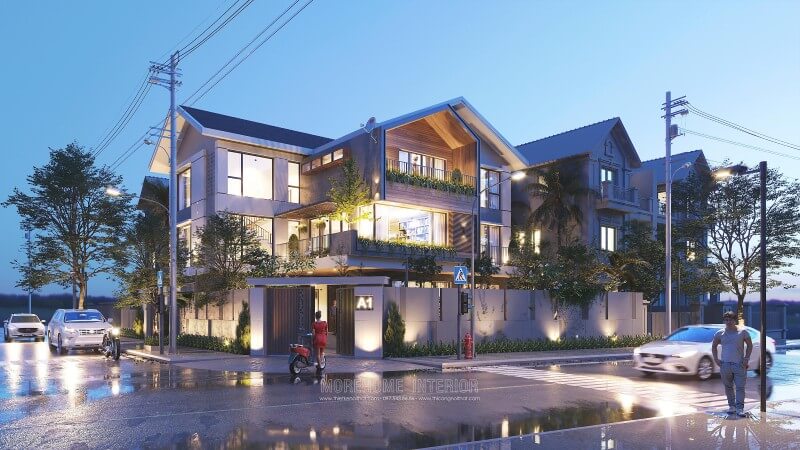 Thiết kế kiến trúc biệt thự đẹp theo phong cách hiện đại đầy ấn tượng thiết kế biệt thự