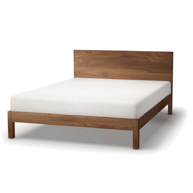 Mẫu giường ngủ hiện đại có kiểu dáng đơn giản nhưng nổi bật bởi sự tươi sáng của màu sắc và đường vân tinh tế độc đáo.